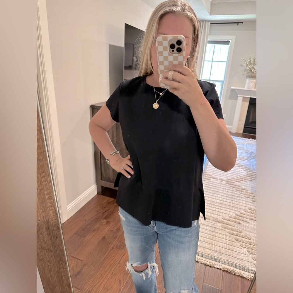 Liz Claiborne Black Blouse